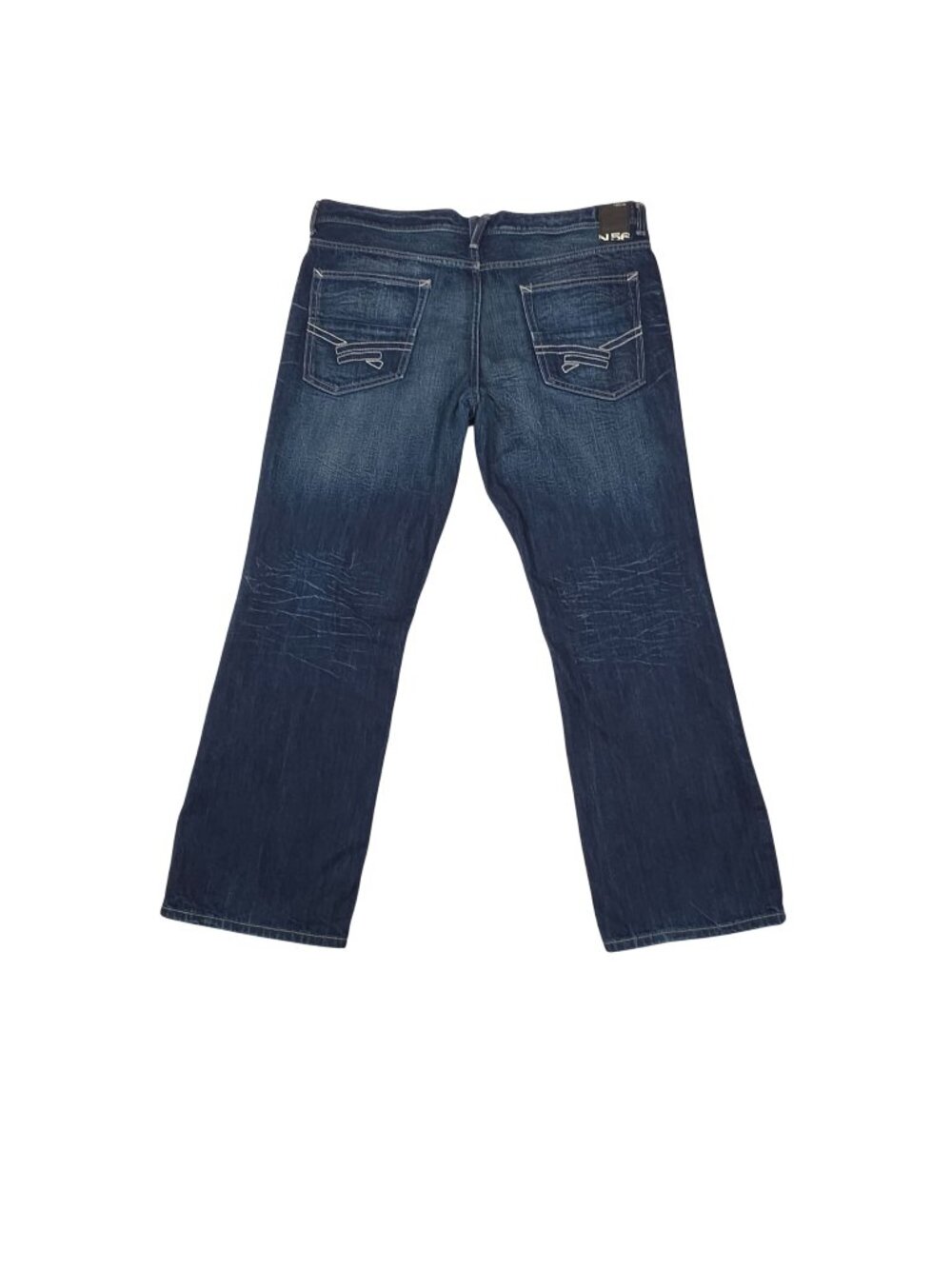 Helix Slim Bootcut Jeans 36x30 Mens Dark Wash Denim Blue Casual Excellent Cond.